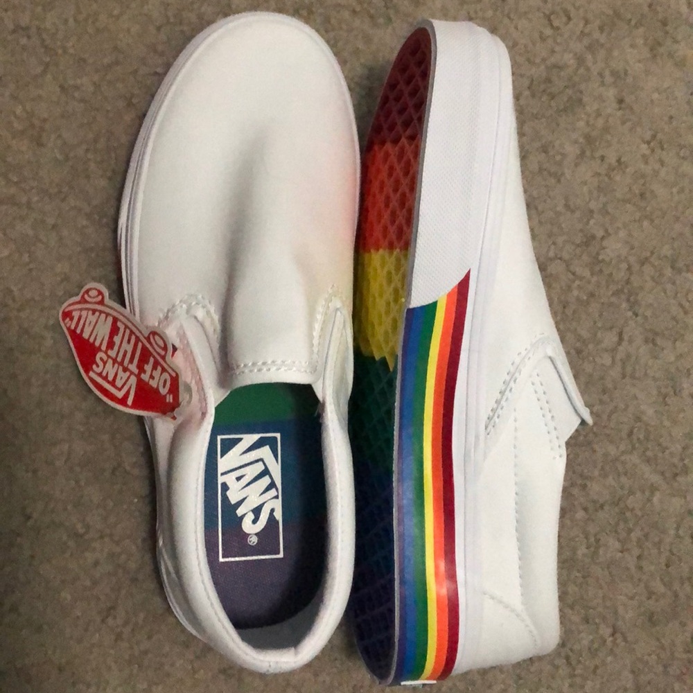 rainbow vans